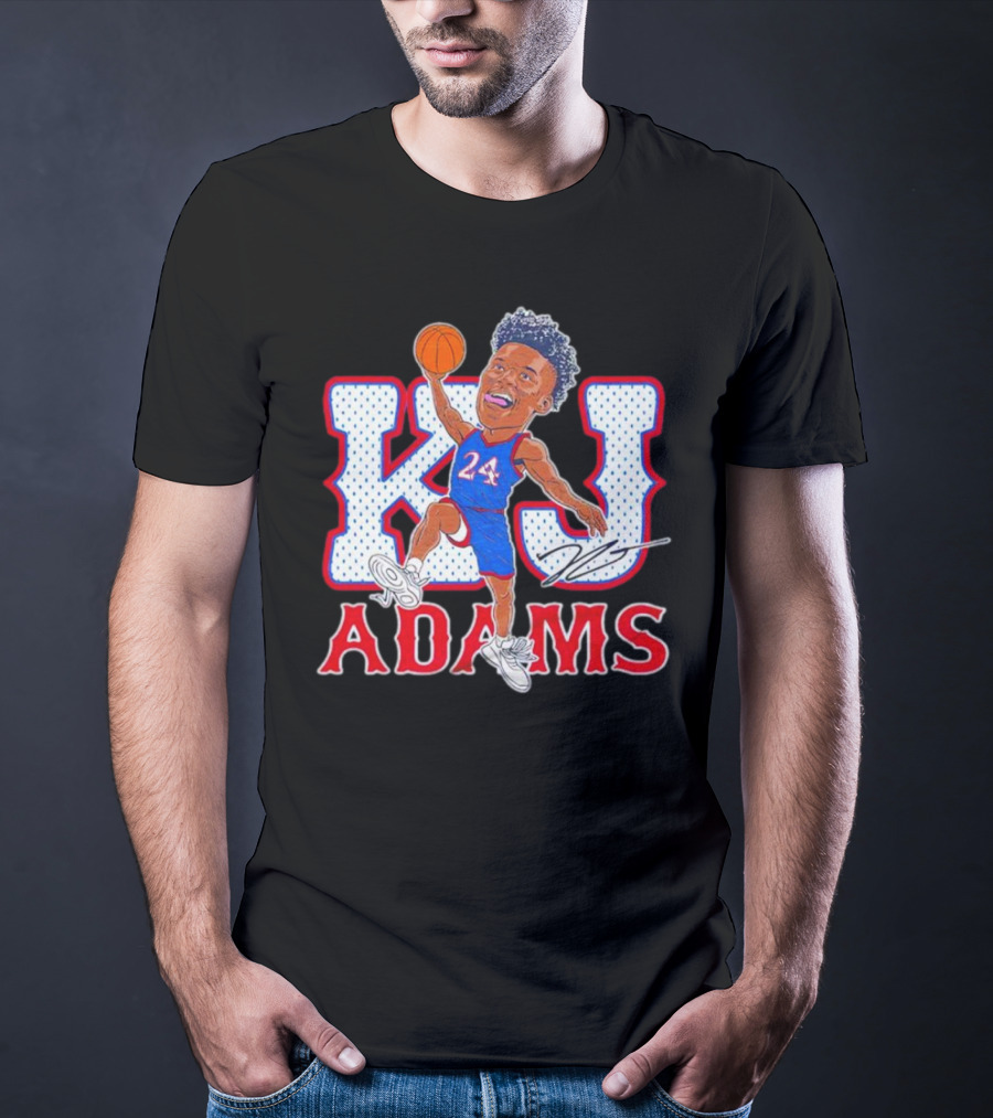 KJ Adams 24 Basketball Dunking Signature T-Shirt