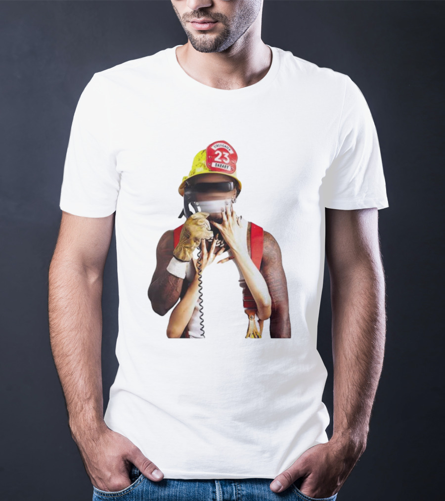 Call Da Fireman 23 DaBaby Firefighter Concept T-Shirt
