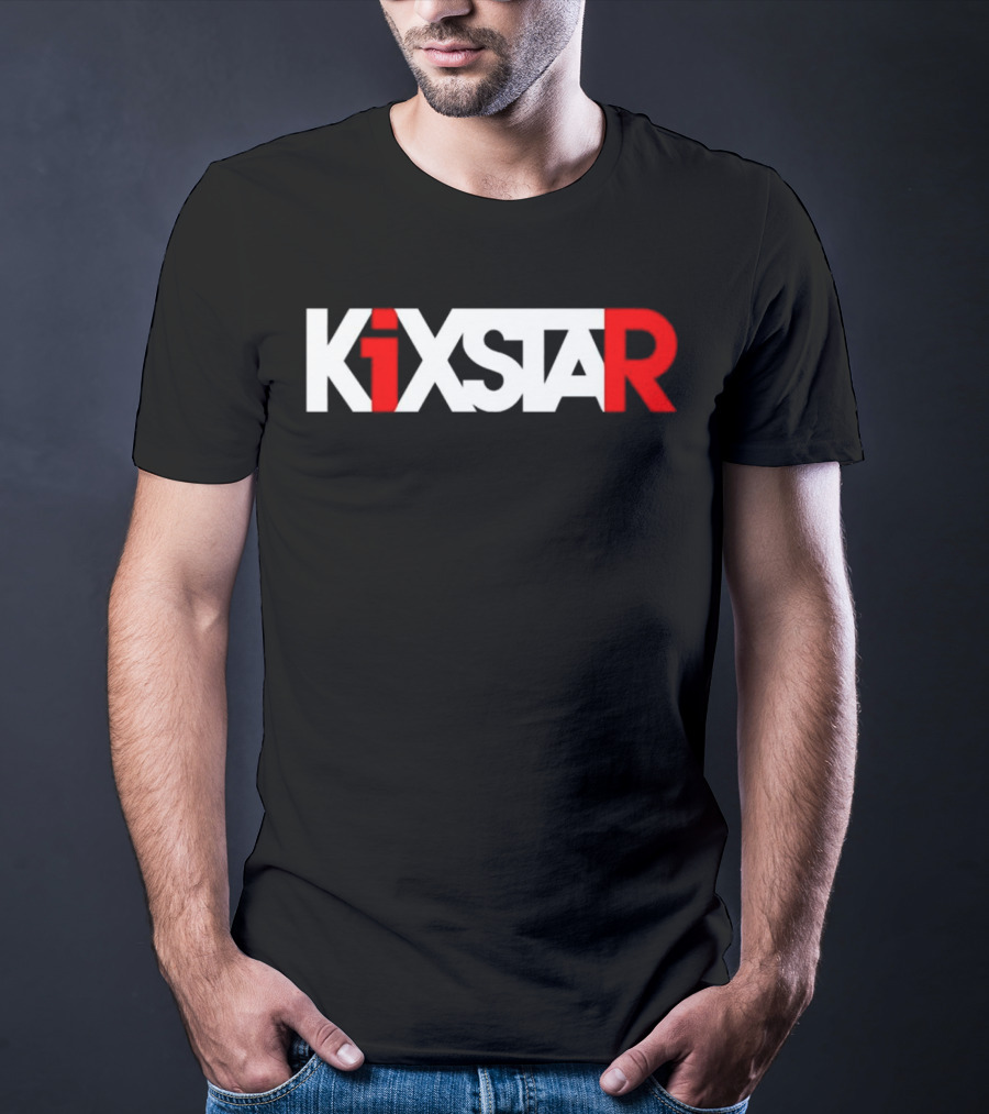 Kixstar Gaming Inspired Red And White T-Shirt