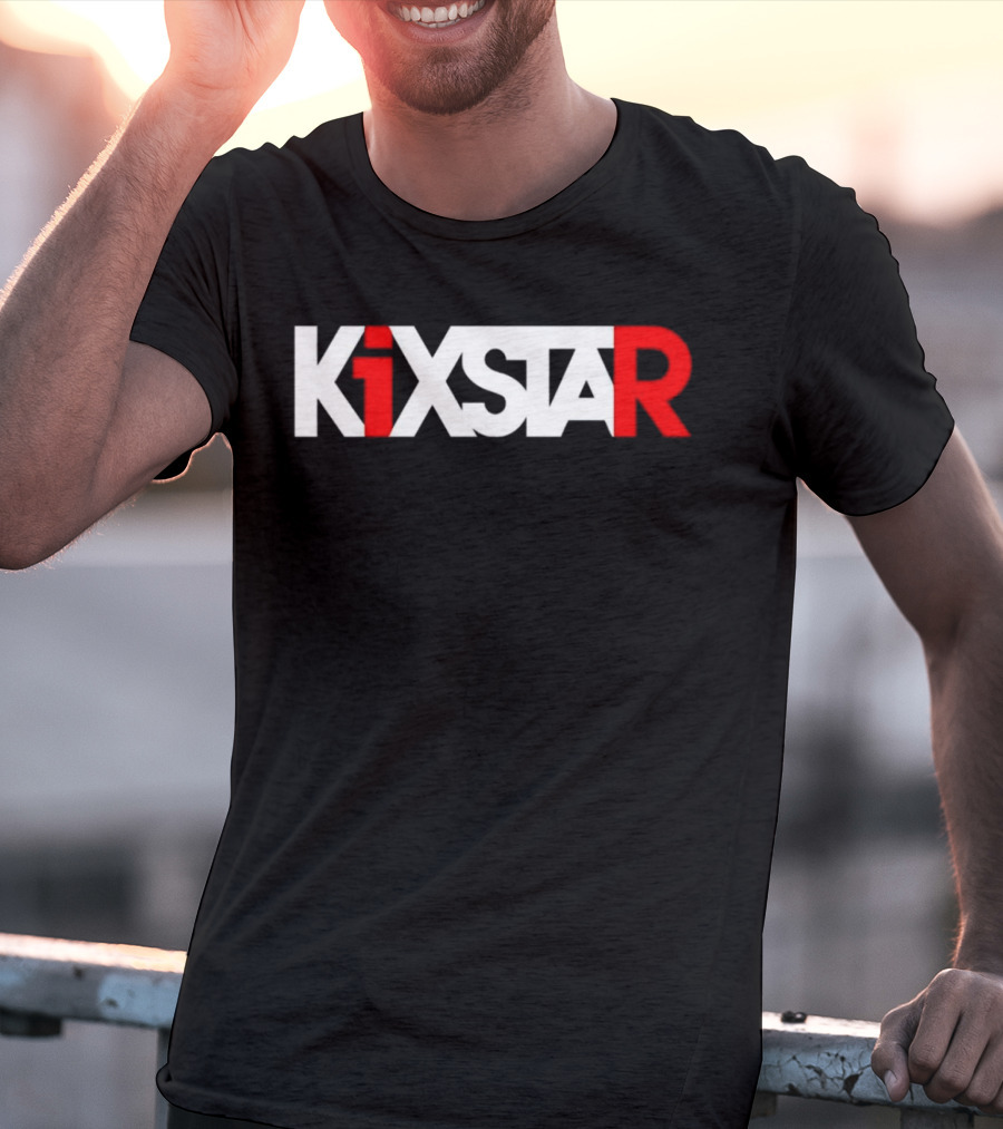 Kixstar Gaming Inspired Red And White T-Shirt