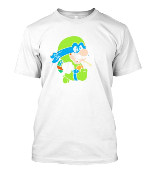 Super Mario Leo Bro Ninja Character T-Shirt