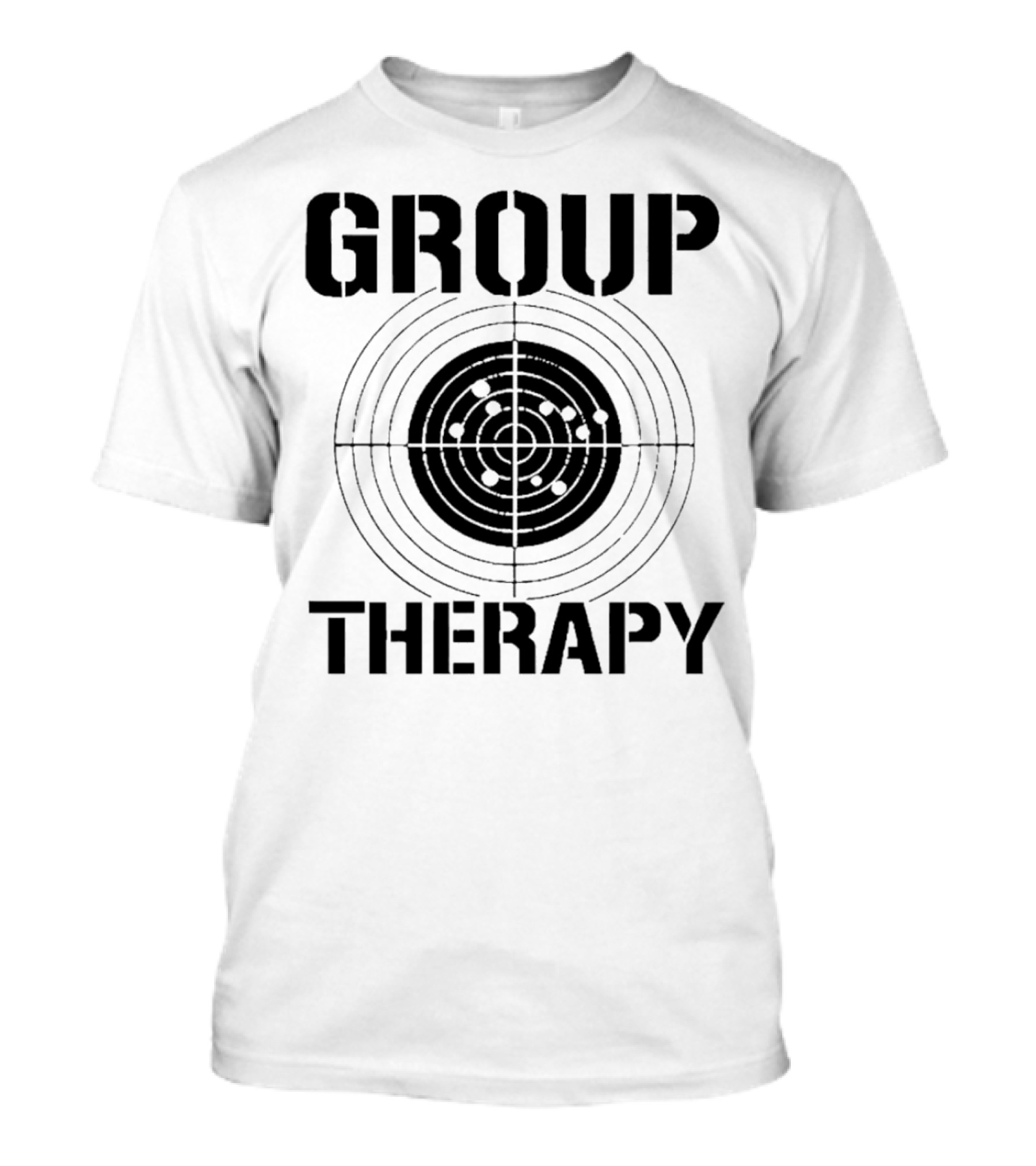 Group Therapy Bullseye Target Concentric Rings T-Shirt