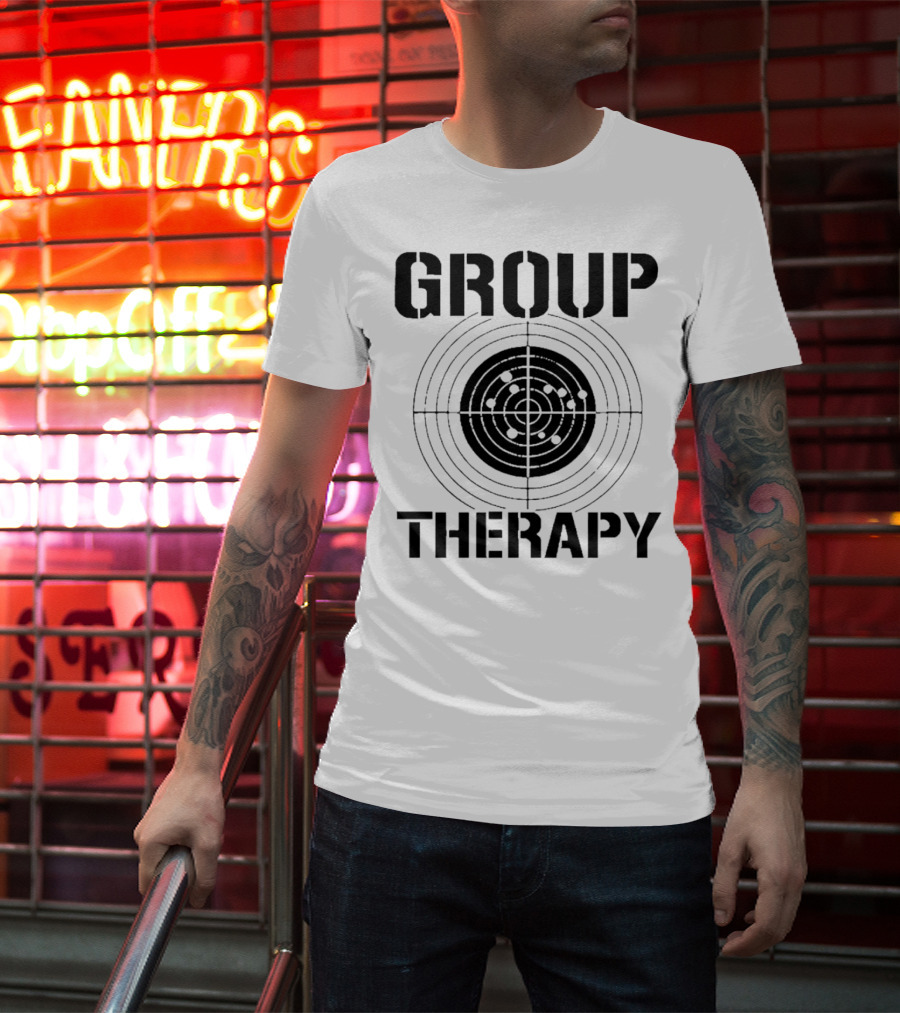Group Therapy Bullseye Target Concentric Rings T-Shirt