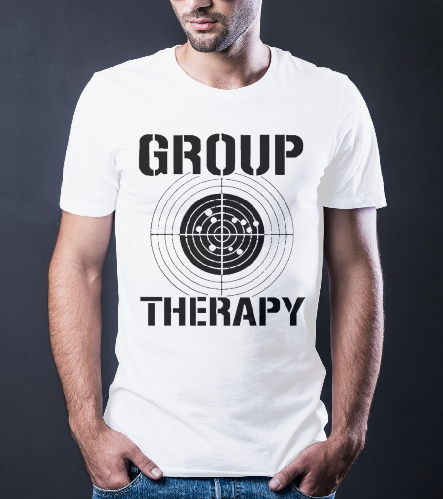 Group Therapy Bullseye Target Concentric Rings T-Shirt