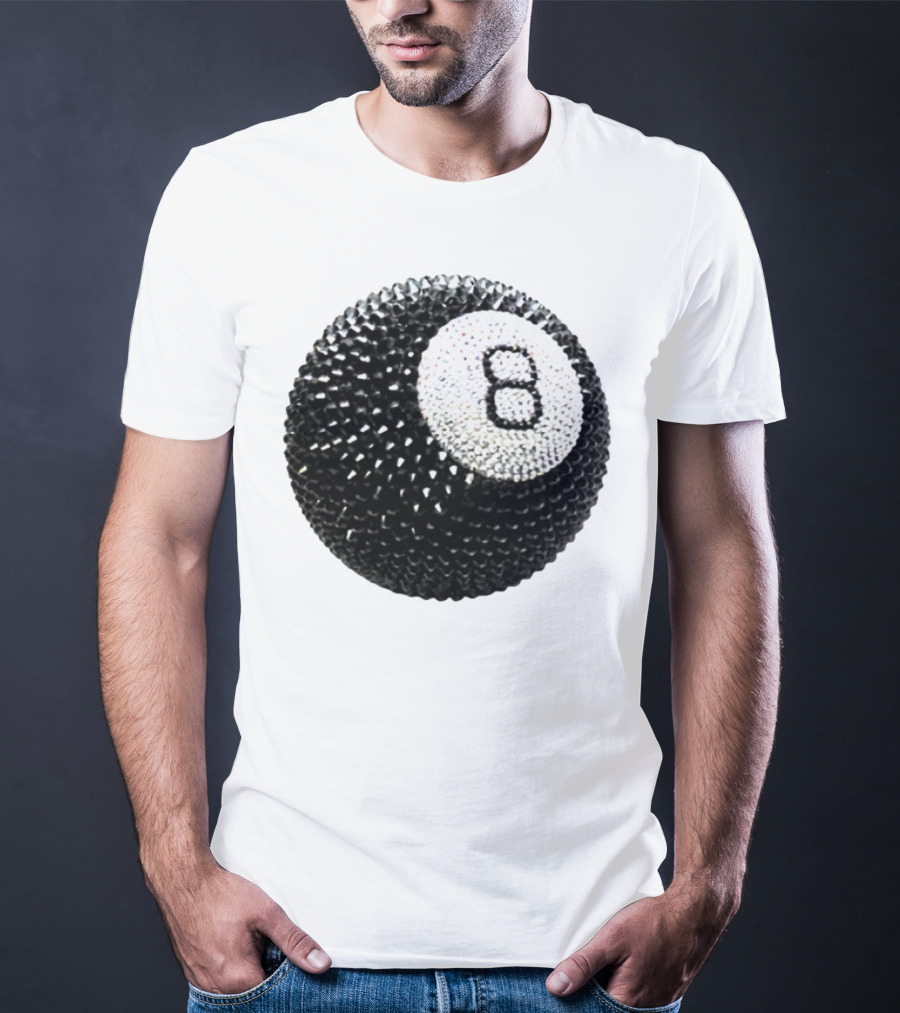 Lucky 8 Ball Crystal Sparkle Sphere T-Shirt