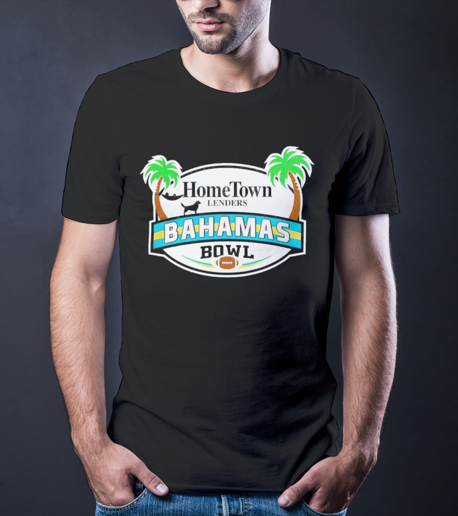 HomeTown Lenders Bahamas Bowl Palms Football T-Shirt