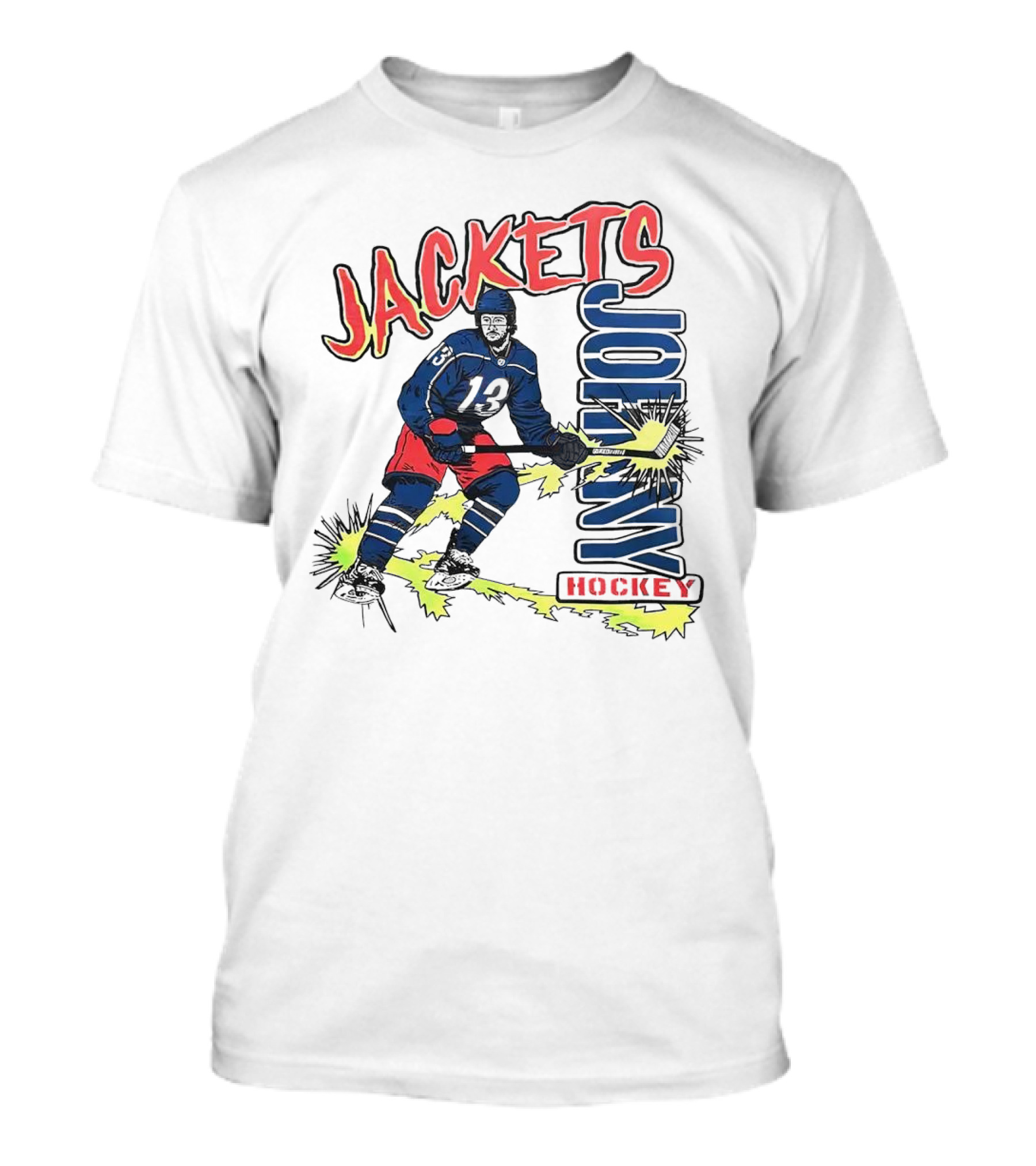 Jackets Johnny Gaudreau Hockey T-Shirt