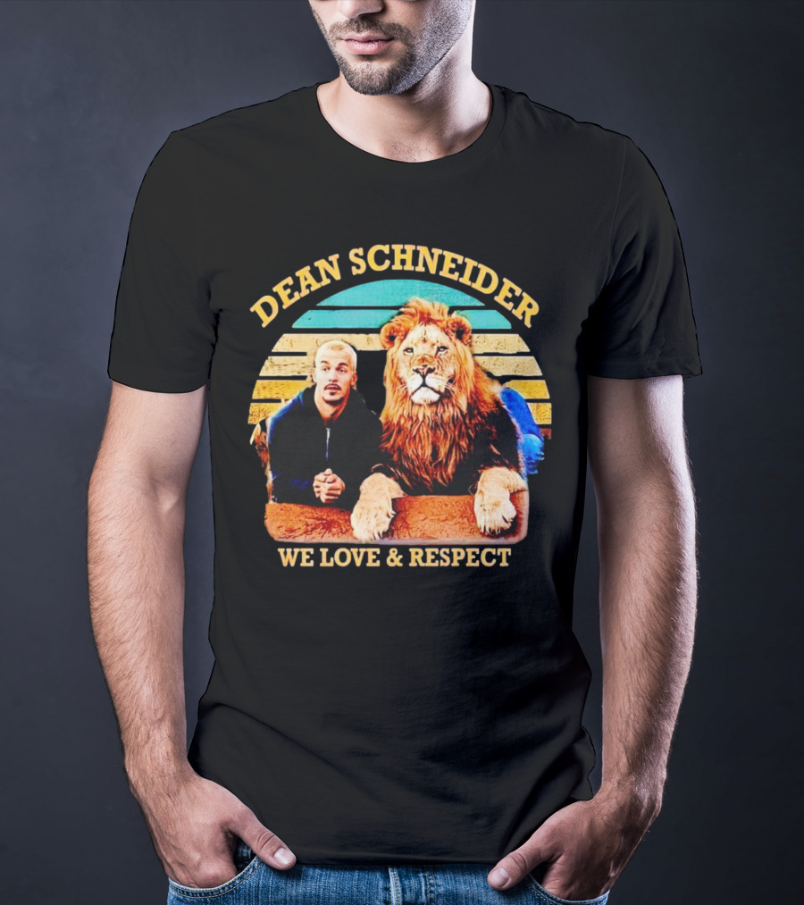 Dean Schneider We Love And Respect Lion T-Shirt