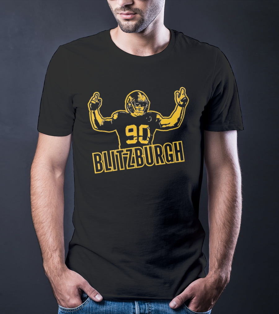 Trent Jordan Watt 90 Blitzburgh Pittsburgh Steelers T-Shirt