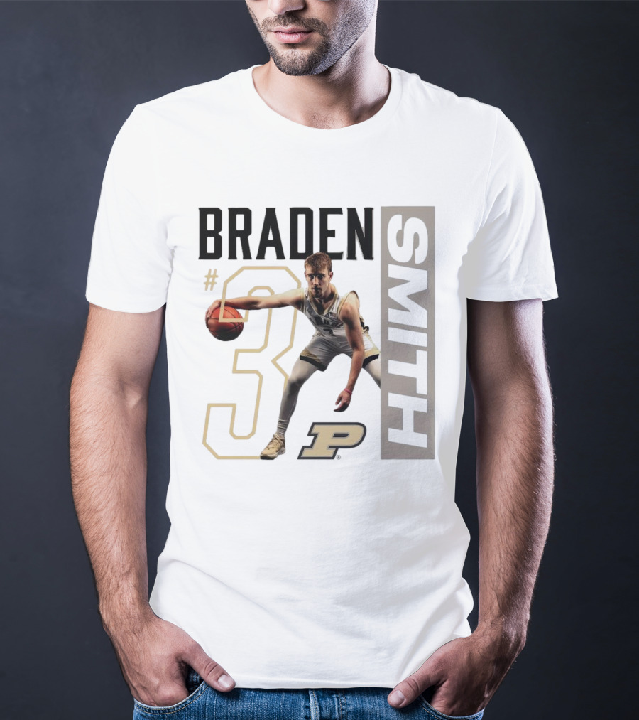 Braden Smith #3 Purdue Basketball P T-Shirt