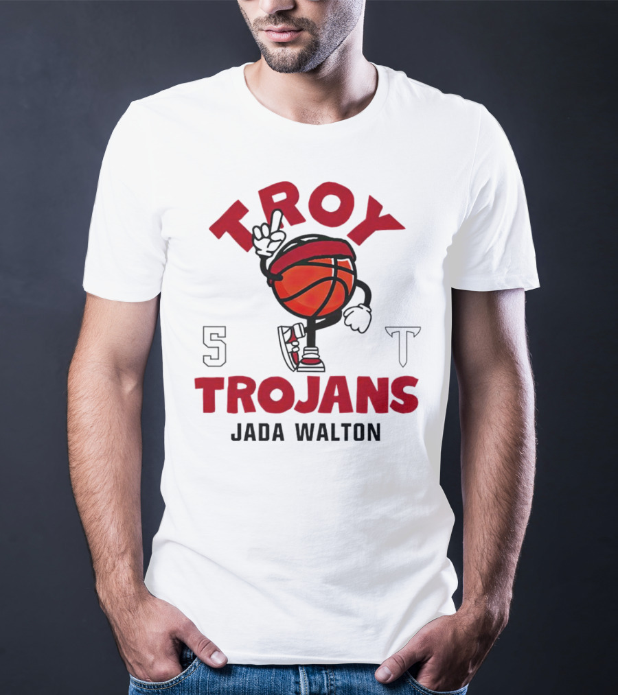 Troy Trojans Basketball Jada Walton NCAA Women's Basketball T-Shirt