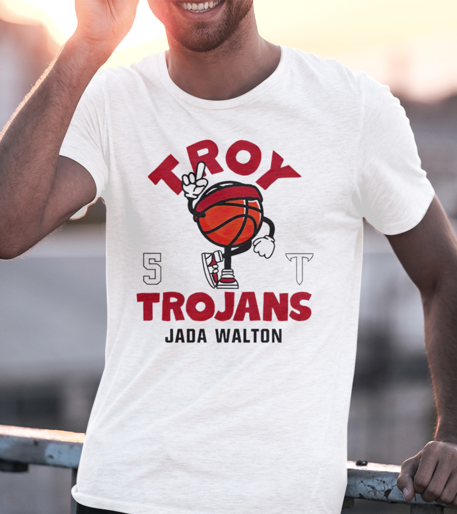Troy Trojans Basketball Jada Walton NCAA Women's Basketball T-Shirt