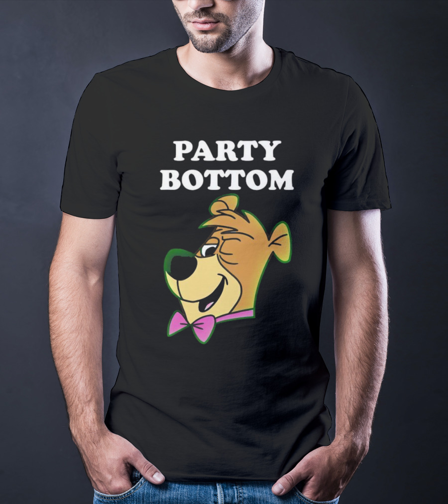 Party Bottom Yogi Bear Retro Bow Tie T-Shirt