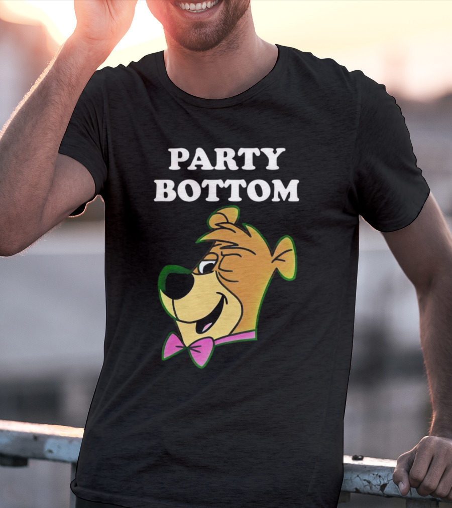 Party Bottom Yogi Bear Retro Bow Tie T-Shirt