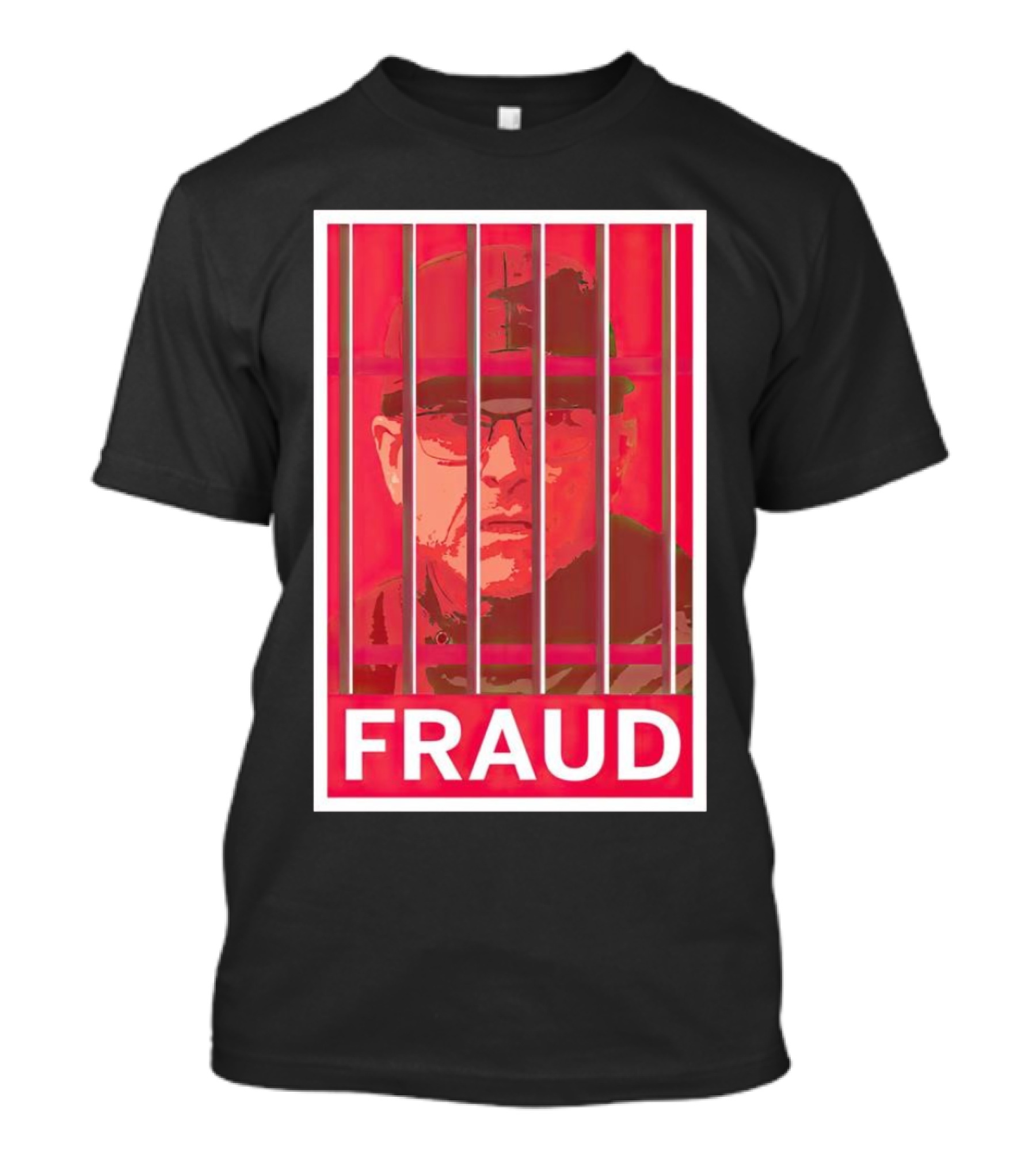 Jim Harbaugh Behind Bars Fraud T-Shirt