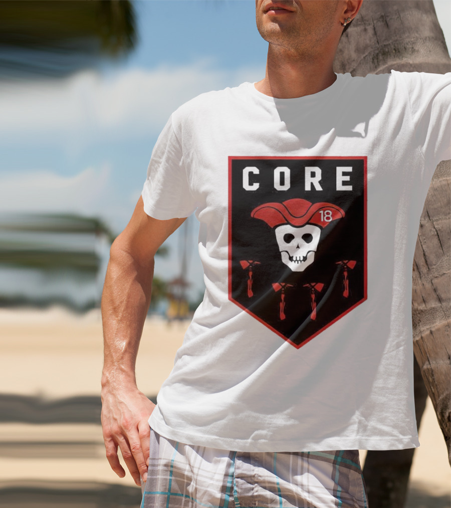CORE Pirate Skull 18 Emblem T-Shirt