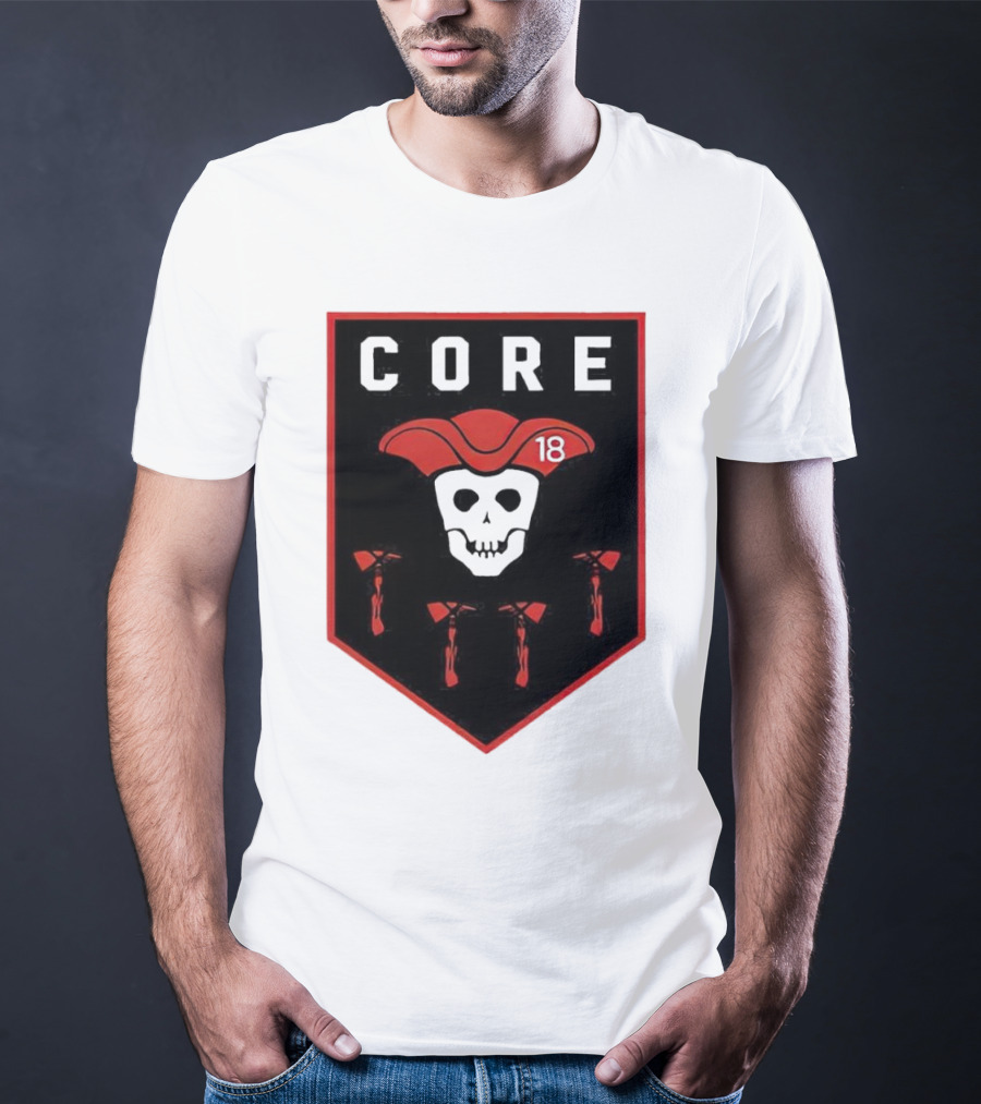 CORE Pirate Skull 18 Emblem T-Shirt