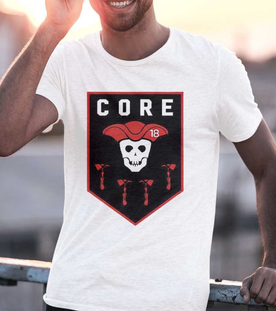 CORE Pirate Skull 18 Emblem T-Shirt