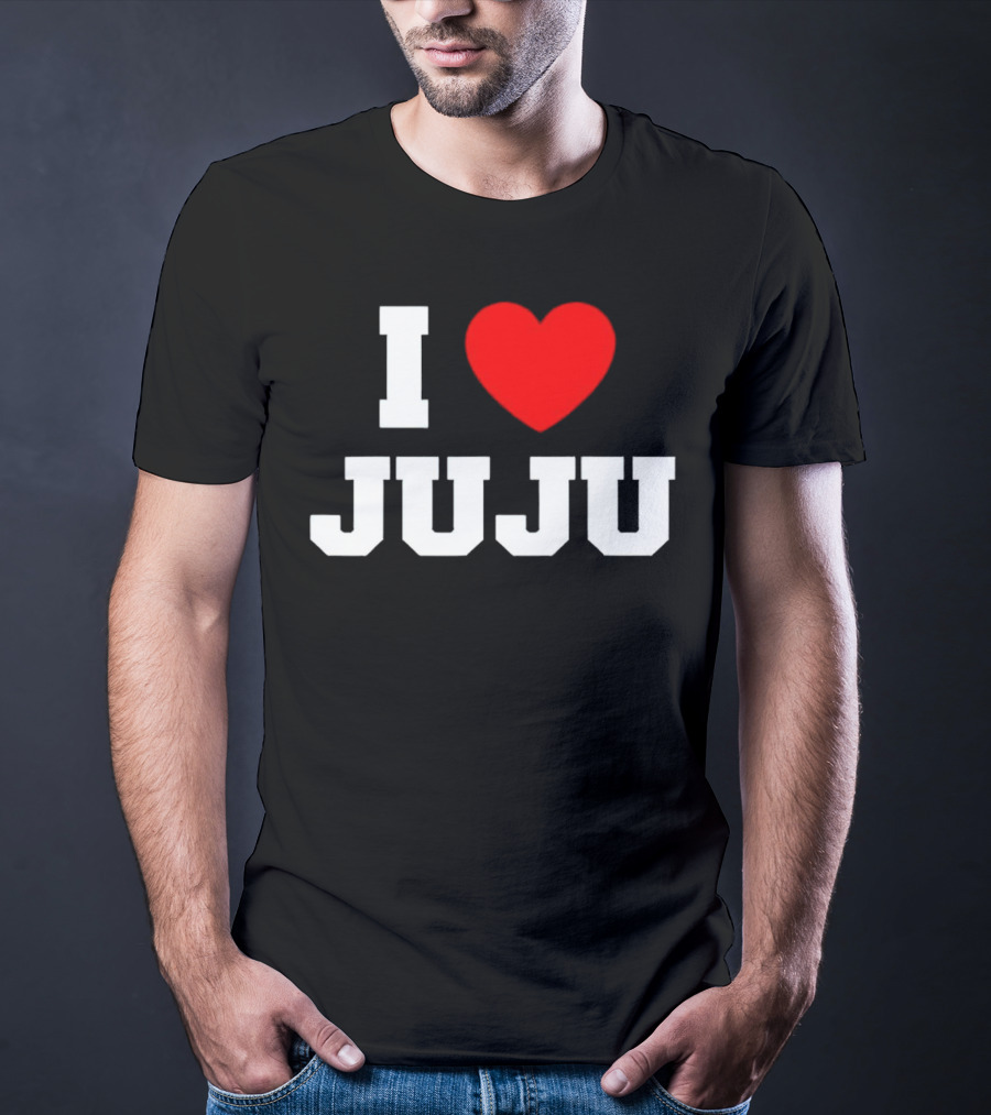 I Love Juju Red Heart T-Shirt