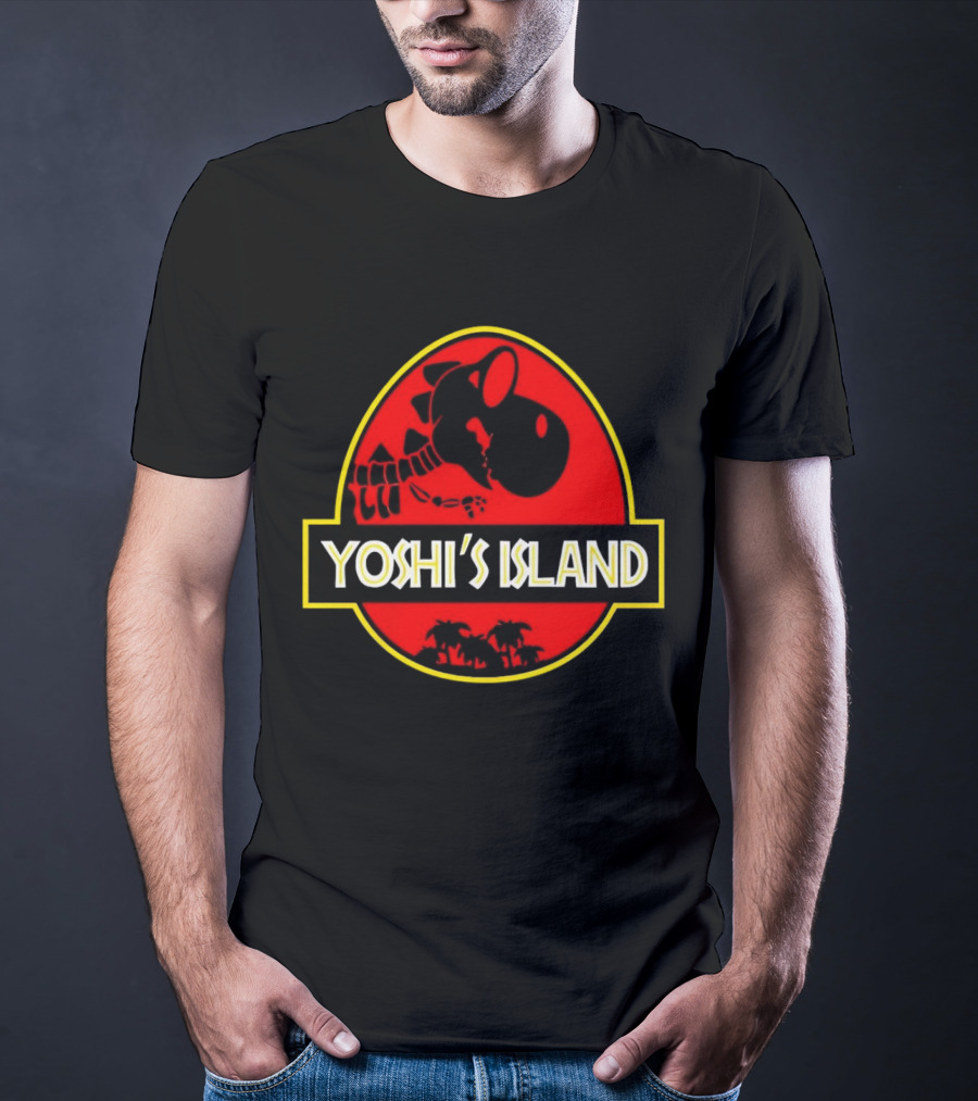 Jurassic Park Yoshi’s Island Logo Crossover T-Shirt