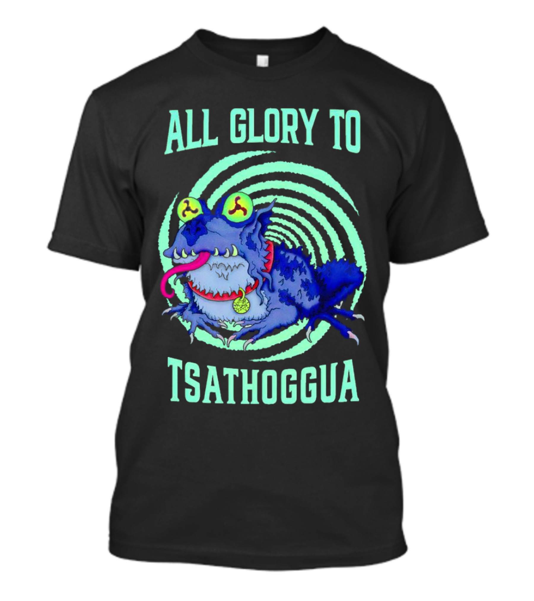 All Glory To Tsathoggua Spiral Eyed Creature T-Shirt