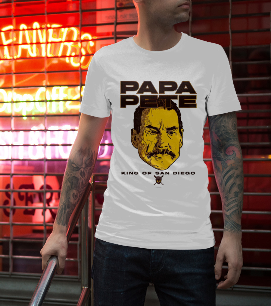 Papa Pete King Of San Diego Iconic Yellow T-Shirt