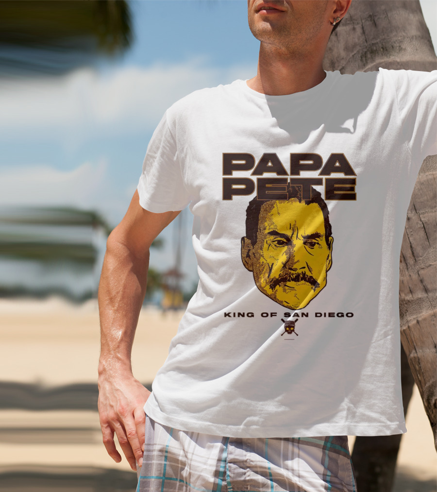 Papa Pete King Of San Diego Iconic Yellow T-Shirt