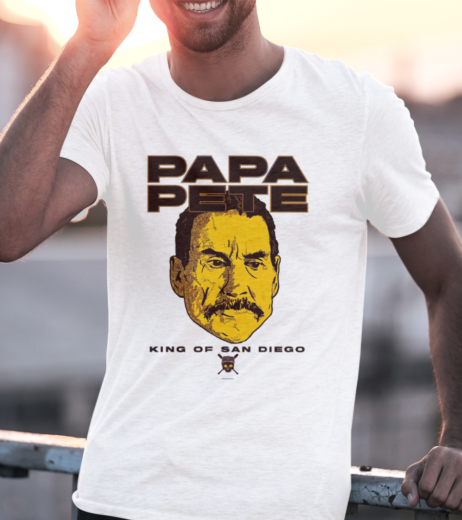 Papa Pete King Of San Diego Iconic Yellow T-Shirt