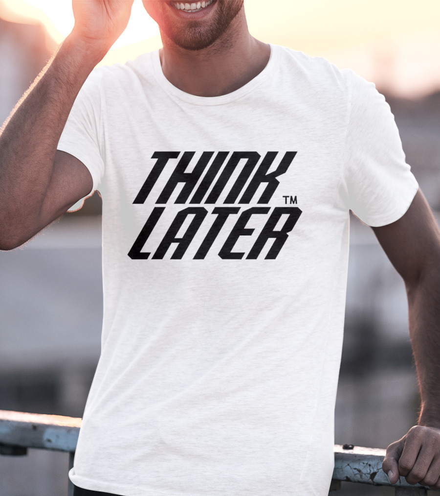 Tate McRae Think Later Collection Bold Empowerment T-Shirt