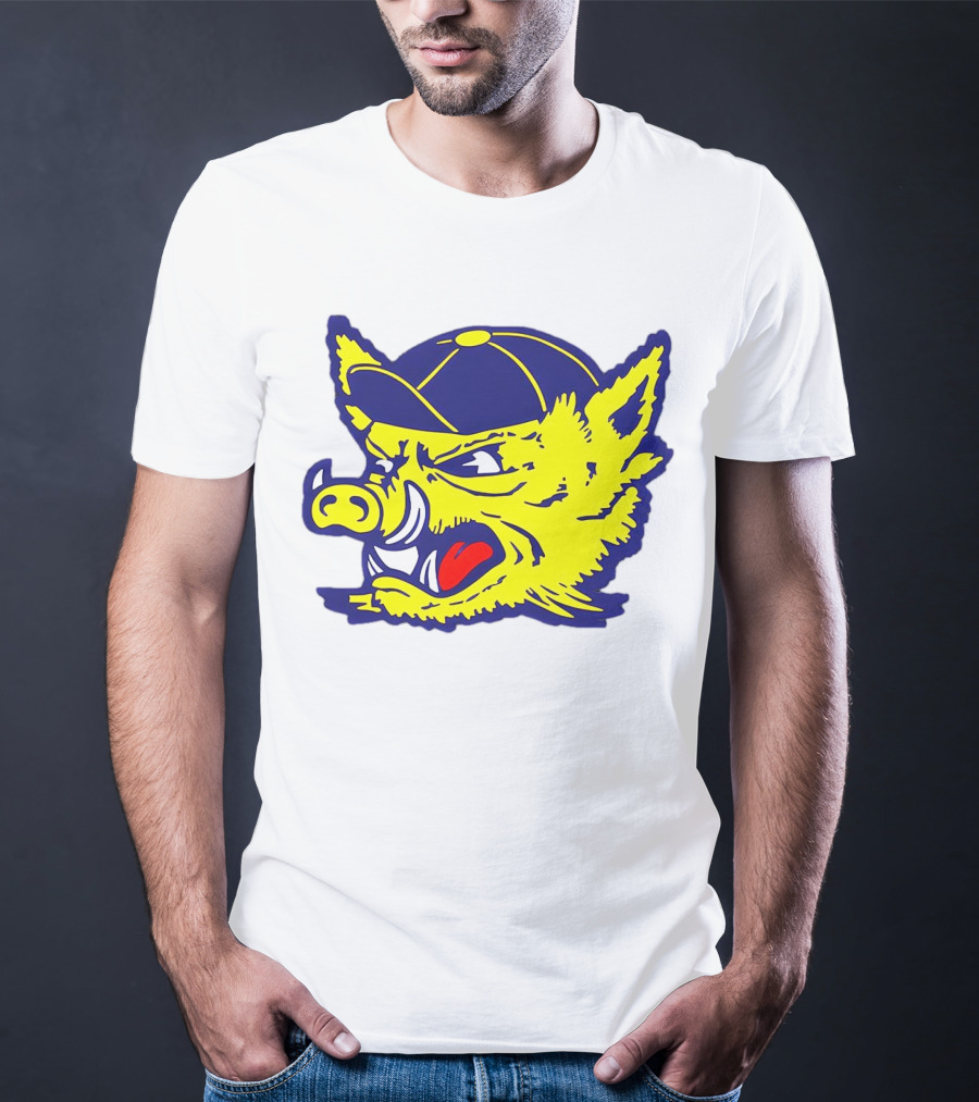 Vamos Javelinas Texas Football Fierce Yellow Mascot T-Shirt