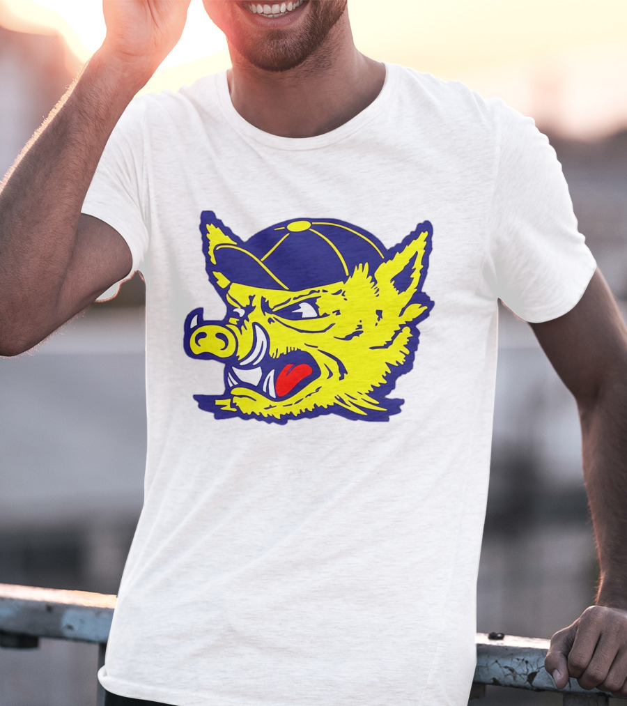 Vamos Javelinas Texas Football Fierce Yellow Mascot T-Shirt