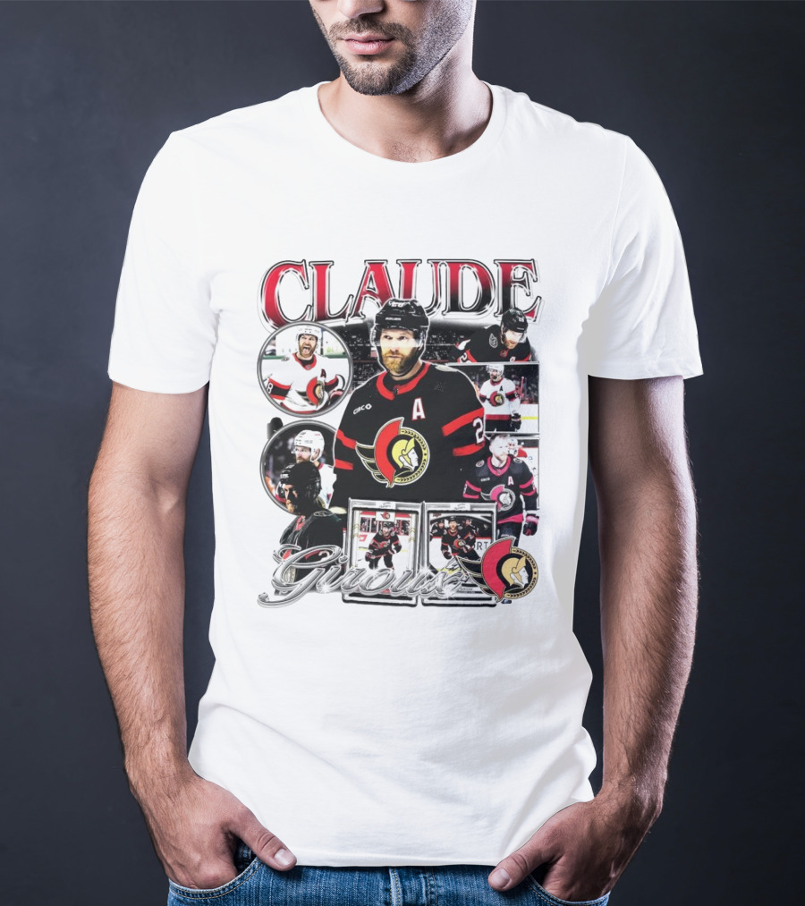Claude Giroux Ottawa Senators Hockey Player Highlight Montage T-Shirt