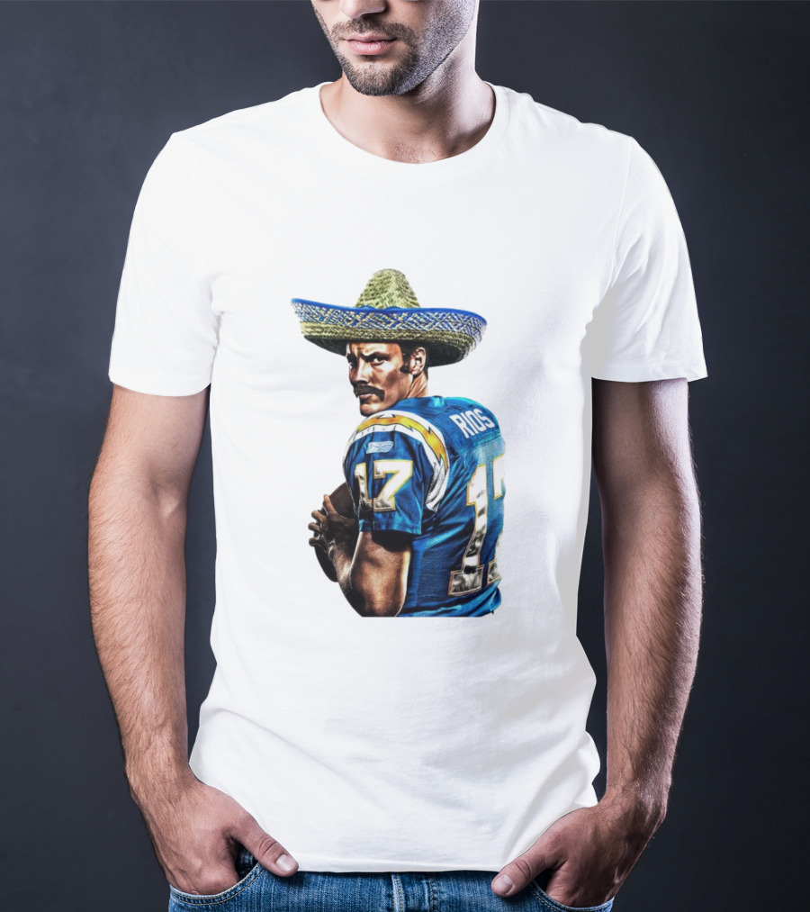 Rios 17 Los Angeles Chargers Sombrero T-Shirt