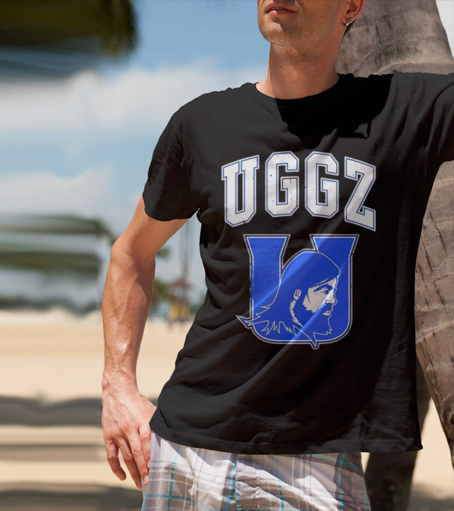 UGGZ U Uglee Edric Everhart Collegiate Blue Varsity T-Shirt