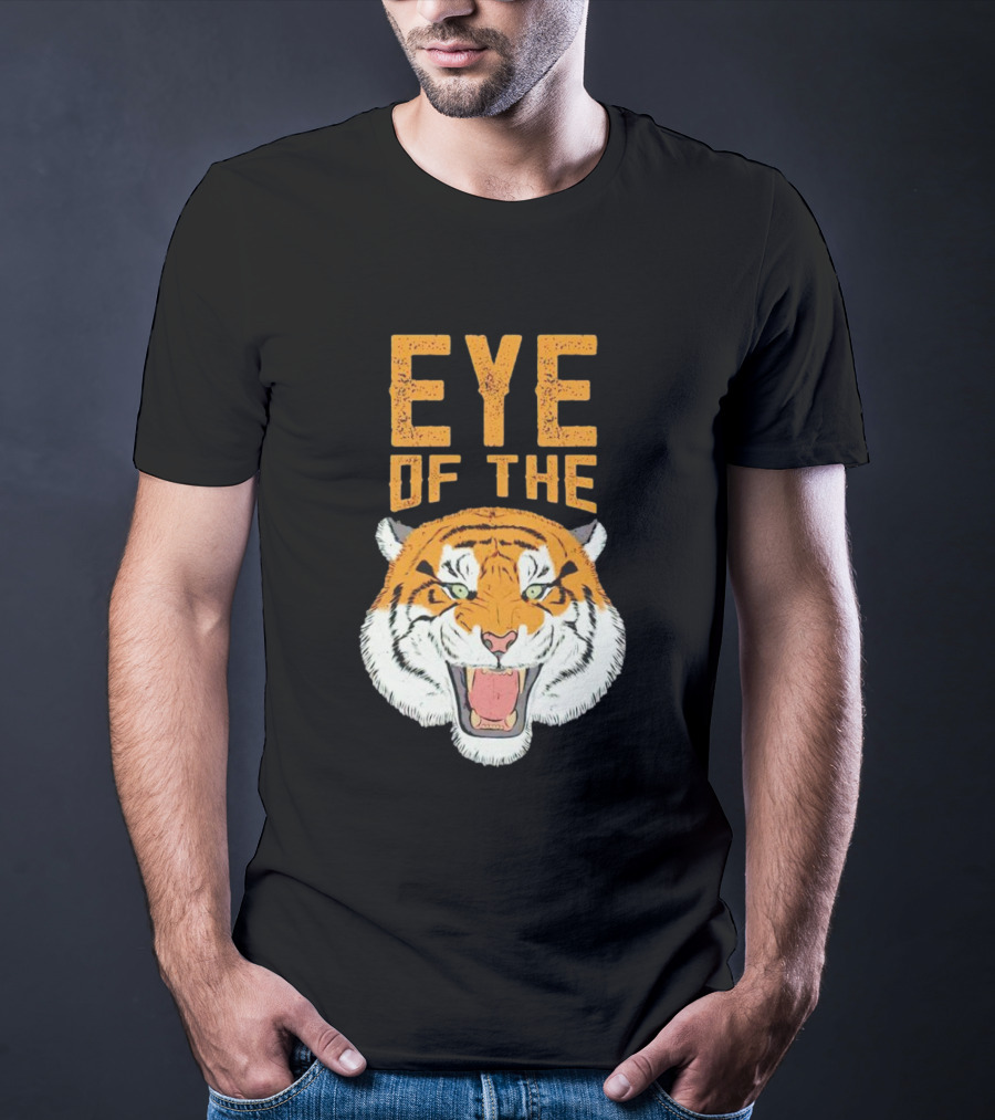 Eye Of The Tiger Fierce Roaring Tiger Face T-Shirt