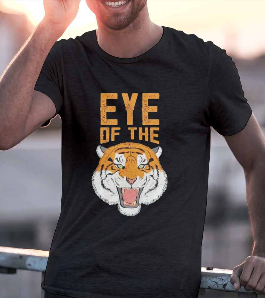 Eye Of The Tiger Fierce Roaring Tiger Face T-Shirt
