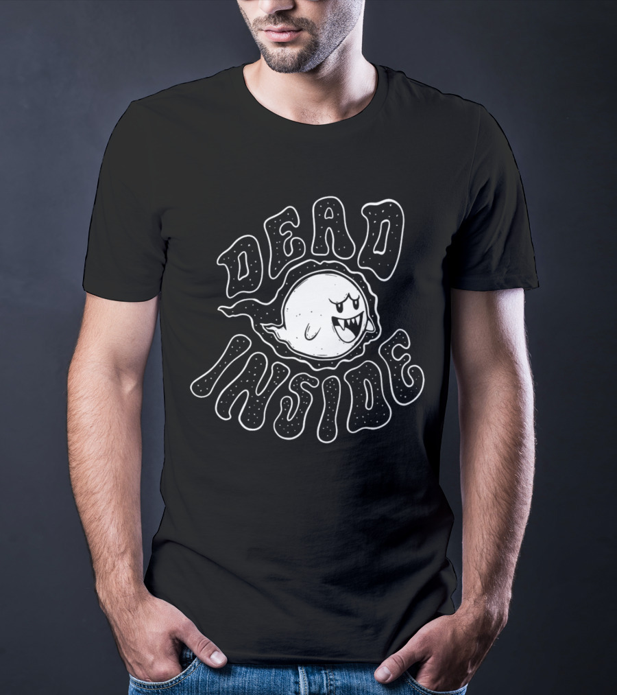 Dead Inside Horror Spooky Ghost T-Shirt