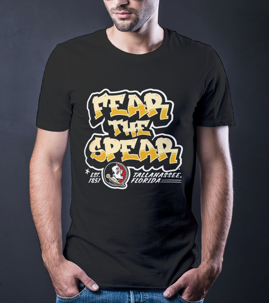 Fear The Spear Tallahassee Florida Est. 1851 T-Shirt