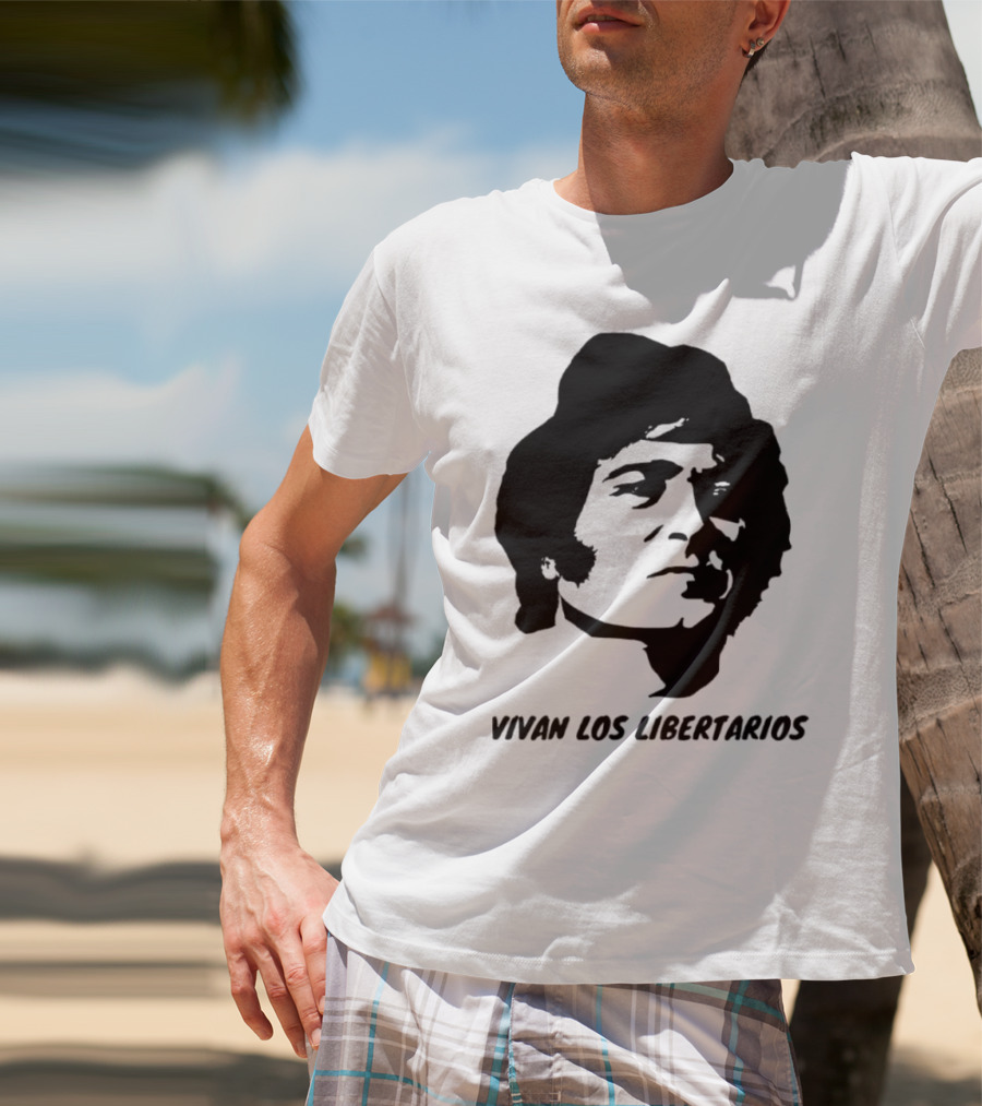 Javier Milei Vivan Los Libertarios Argentina Libertarian Movement T-Shirt