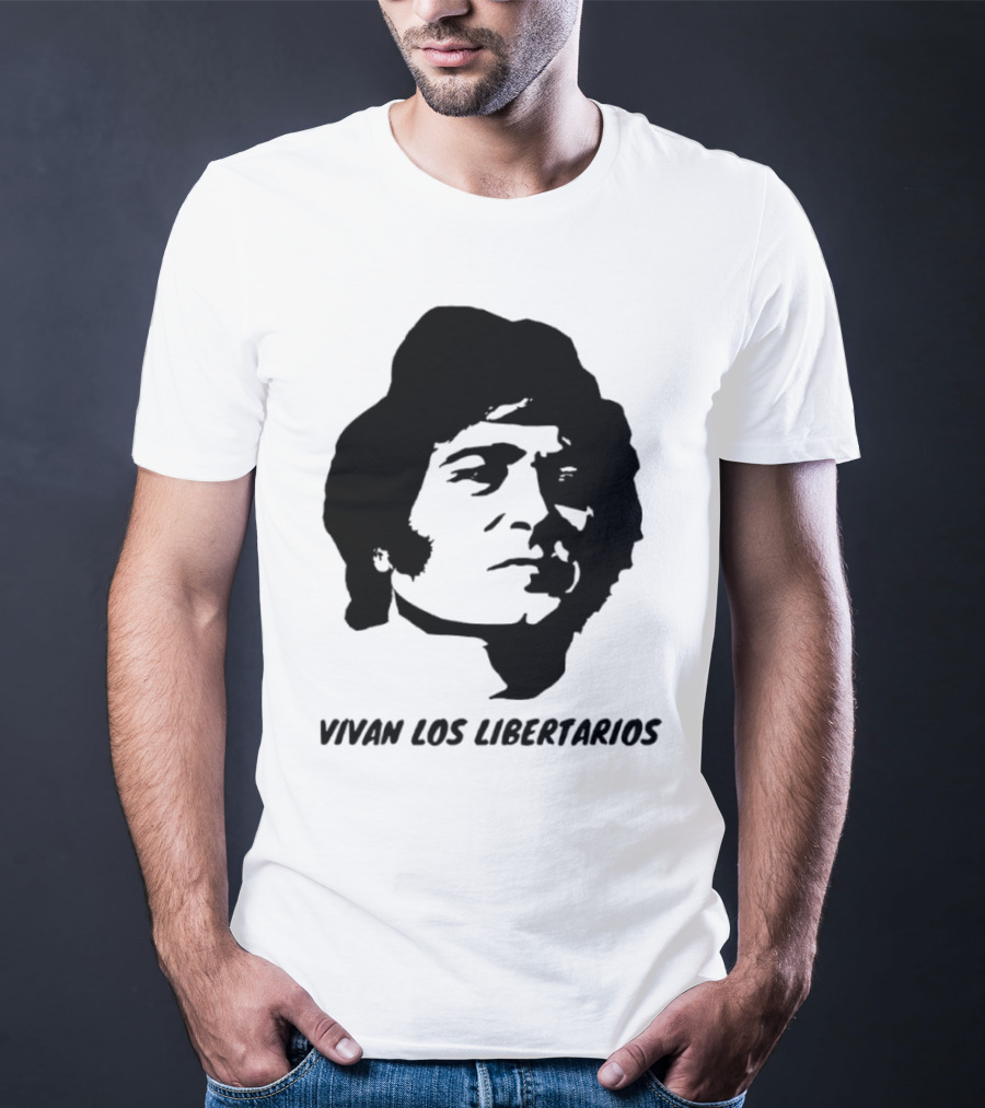 Javier Milei Vivan Los Libertarios Argentina Libertarian Movement T-Shirt