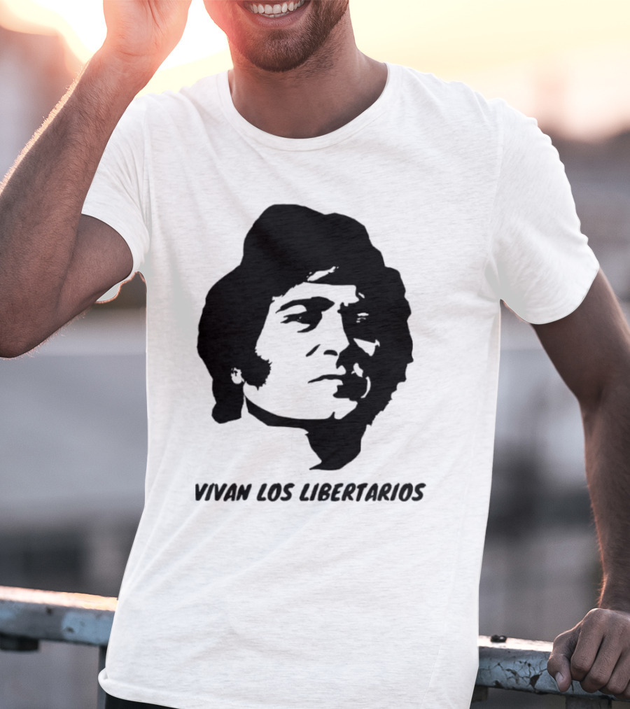 Javier Milei Vivan Los Libertarios Argentina Libertarian Movement T-Shirt