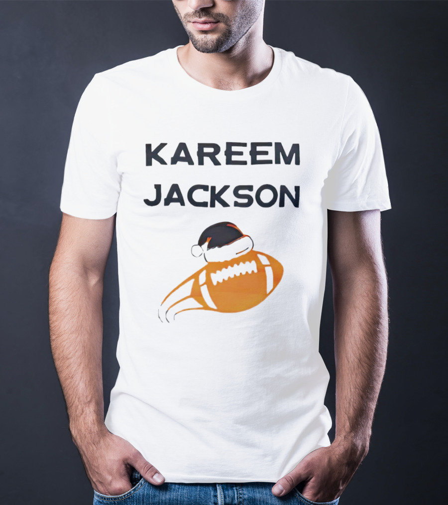 Kareem Jackson Football Santa Hat T-Shirt
