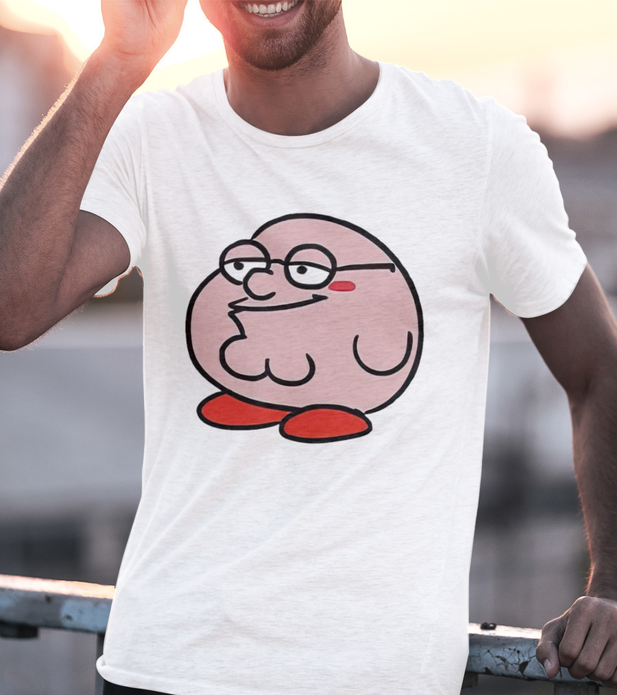 Peter Griffin Kirby Crossover Mashup T-Shirt