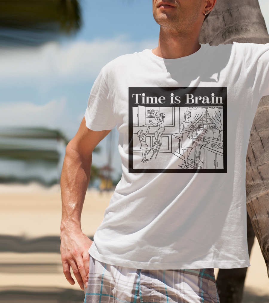 Time Is Brain Kitchen Scene Classic T-Shirt