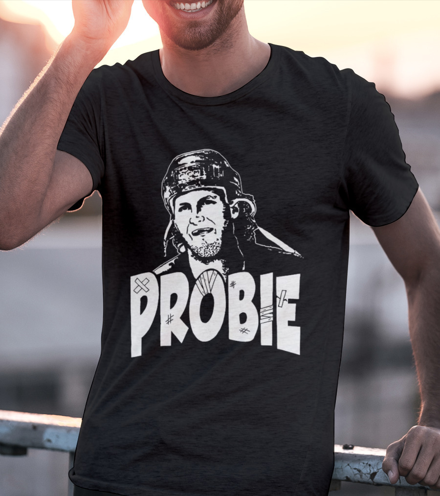 Bob Probert Probie Hockey T-Shirt