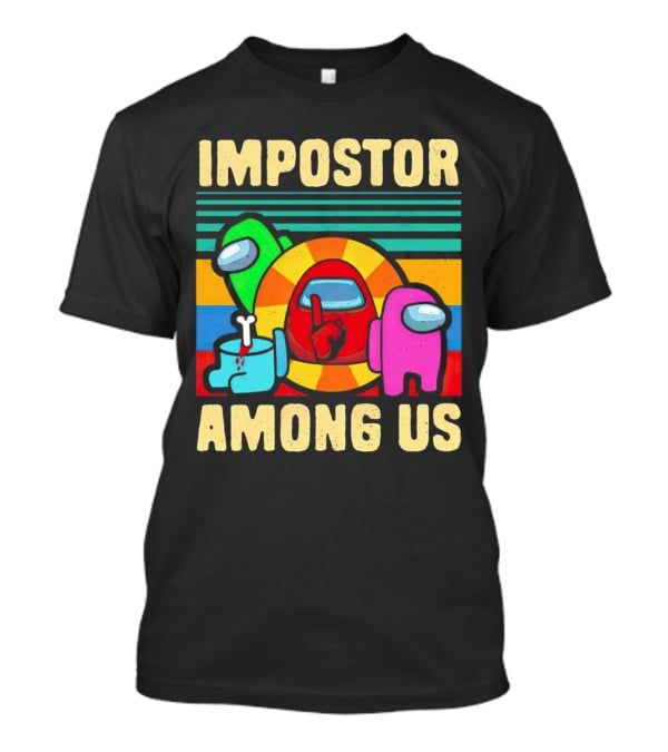 IMPOSTOR AMONG US Retro Crewmate T-Shirt
