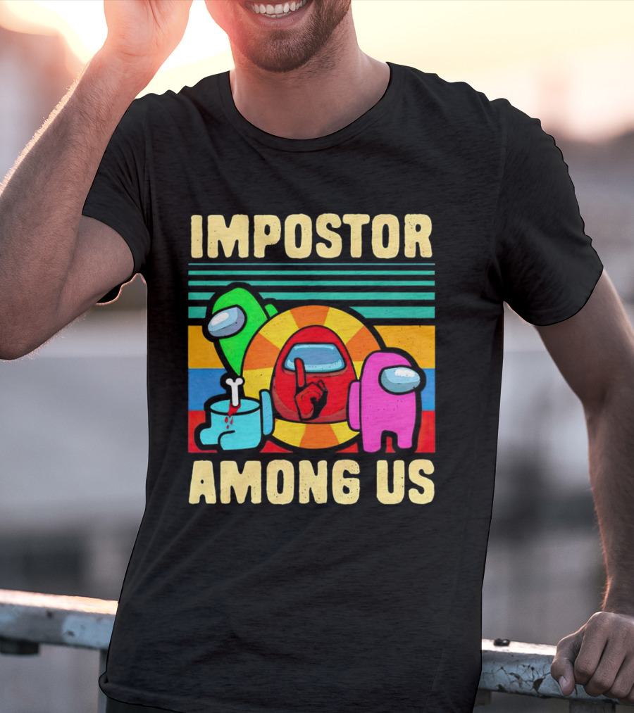 IMPOSTOR AMONG US Retro Crewmate T-Shirt