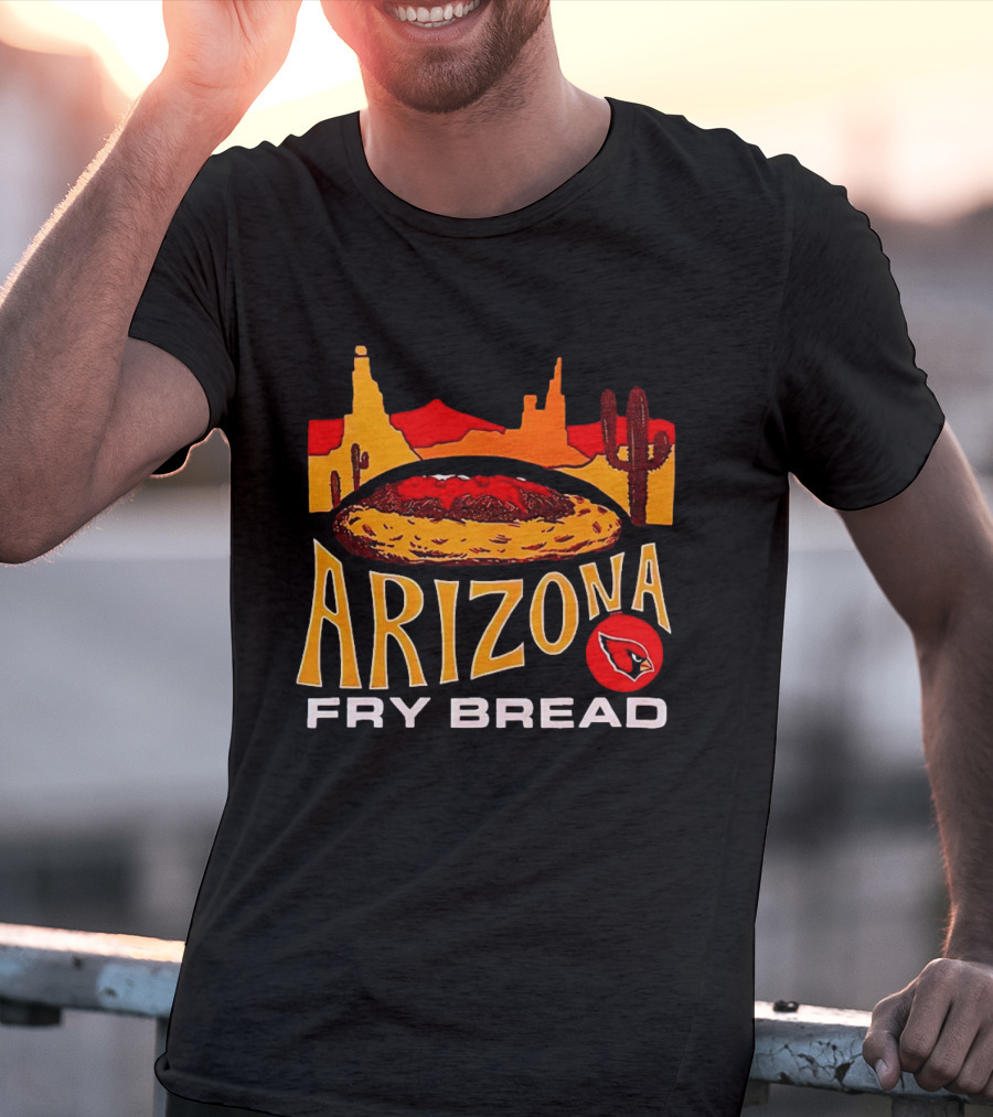 Arizona Fry Bread Arizona Cardinals NFL Desert Scene T-Shirt