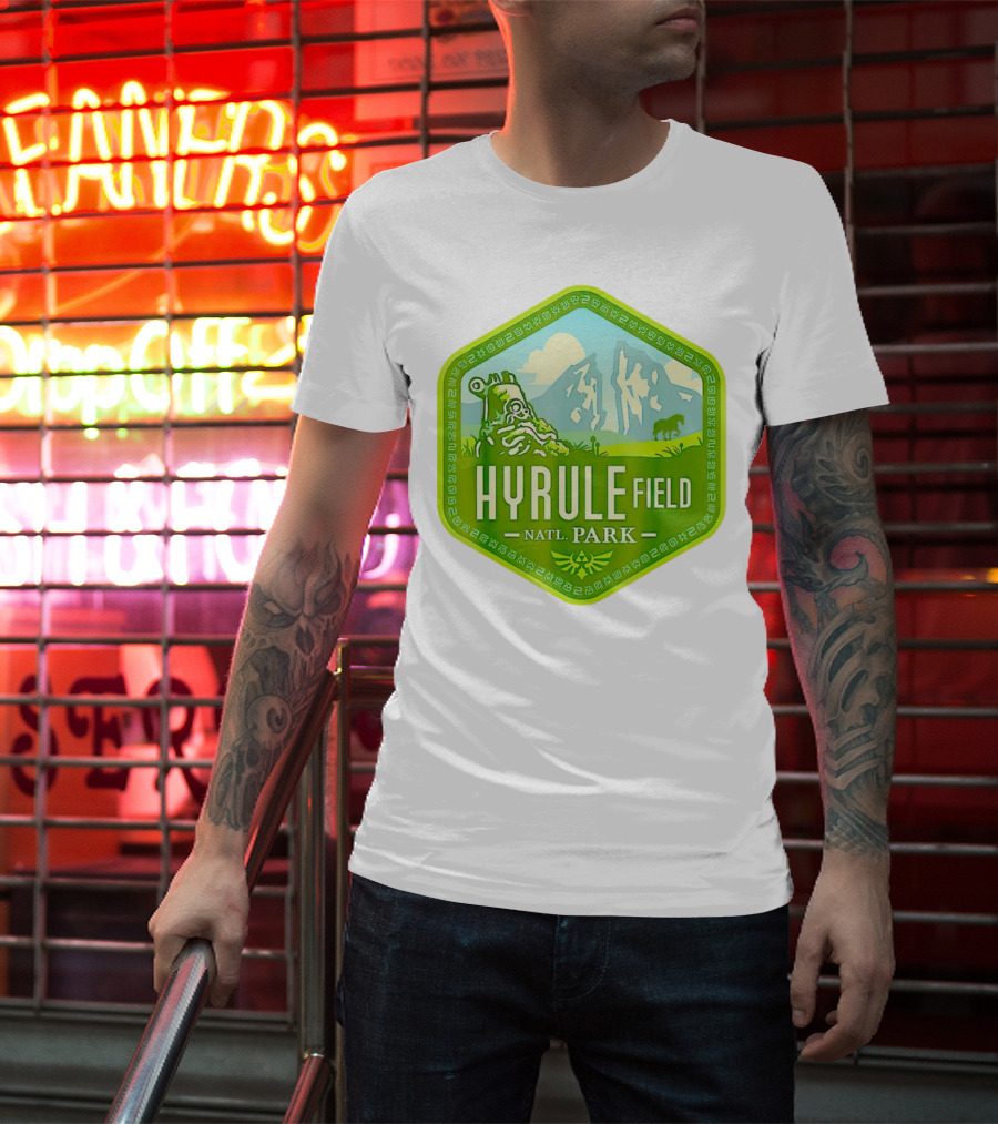 Hiking Wanderlust Hyrule Field National Park T-Shirt