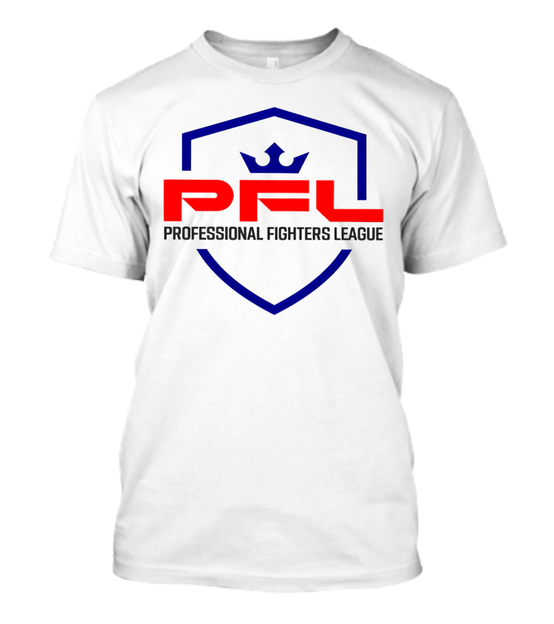 PFL Professional Fighters League Crest With Crown Emblem T-Shirt
